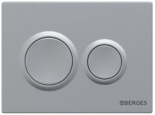 Кнопка смыва Berges Novum 040062 хром матовый